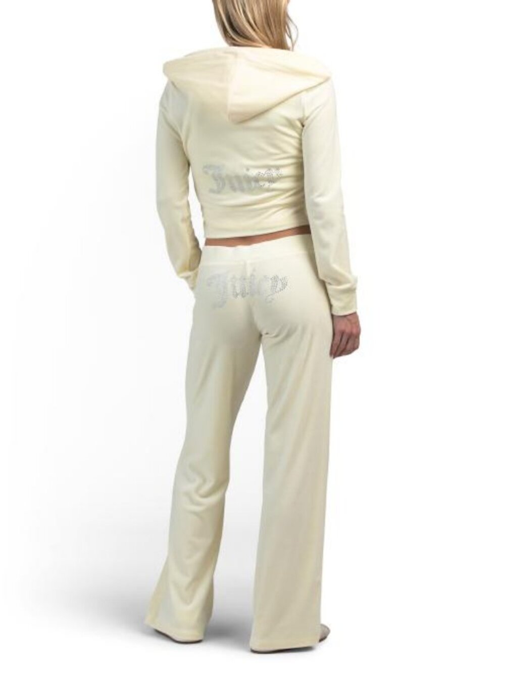 JUICY COUTURE 2pc Classic Track Set Soft Yellow